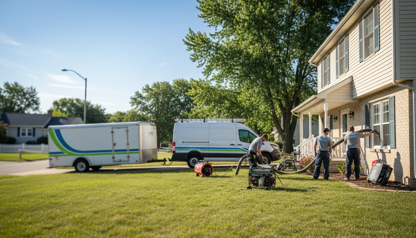 Flooded Basement Restoration And Cleanup With Repair in Grand Mound, IA near me